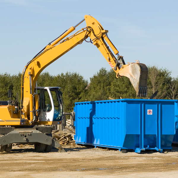 can i request same-day delivery for a residential dumpster rental in New Knoxville